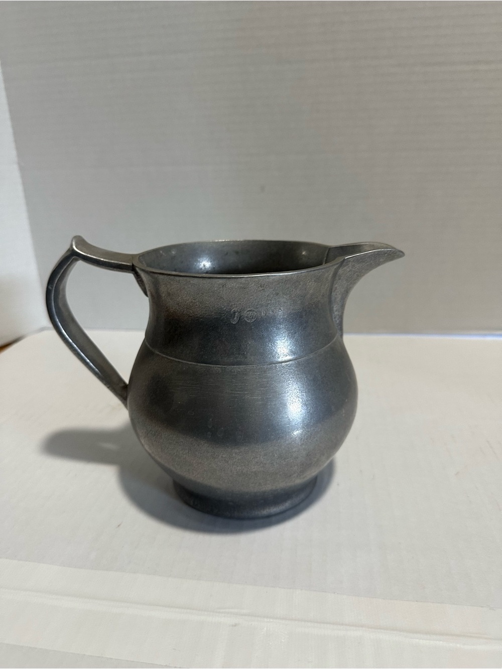 Classic Pewter Creamer Pitcher - Gray